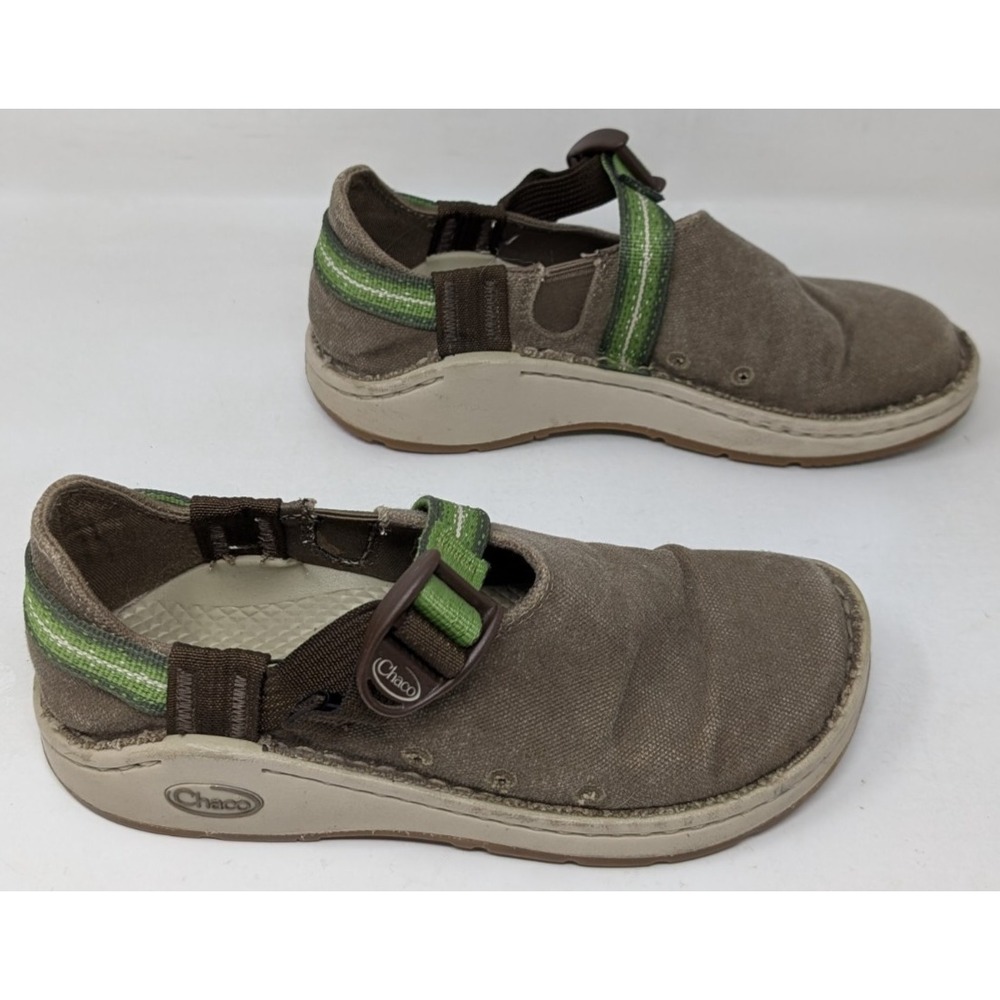 Chaco Pedshed Adjustable Strap Clog Comfort Brown Leather Shoe Women's Size‎ 5